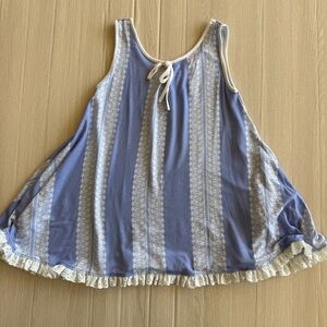 Omi Jo by WDW Violet House Dress violet with Lace Stripe Cottagecore Size 3